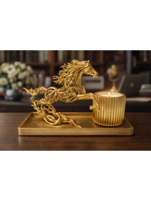 Ersu Store Gold Altın Tasarım Beton Seti Hediyelik Ev Dekorasyonu