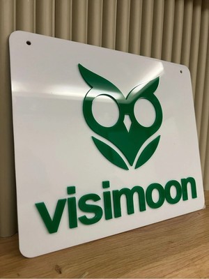 Deccor Evim Kare Pleksi Üzeri Pleksi Yapıştırma Tabela Kişiye Özel