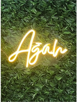 Deccor Evim 5 Karakter Isimli Neon LED Işıklı Yazı