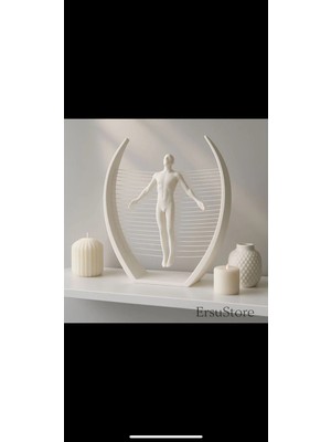 Ersu Store Ruhun Özgürlüğü Temalı Modern Heykel Soyut Minimalist Dekoratif Obje Ev Ofis Hediye