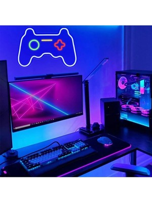 Deccor Evim Playstatıon Kol Neon LED Duvar Aydınlatma