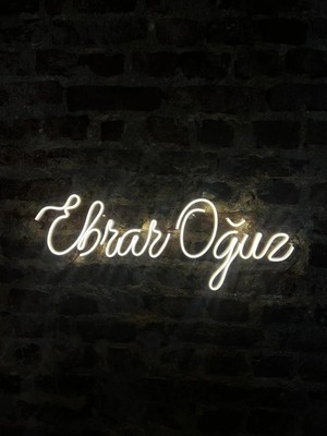 Deccor Evim Kişiye Özel Isimli Neon LED Işıklı Yazı (Açıklamayı Okuyunuz)