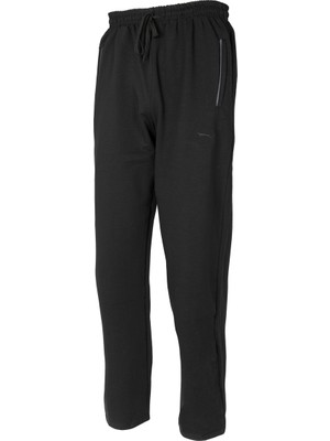 Slazenger JERRY Büyük Beden Erkek Cepli Siyah Eşofman Altı