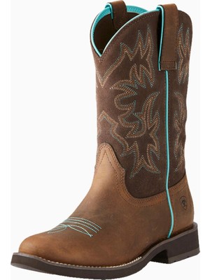 Ariat Delilah Round Toe Kadın Deri Western Bot