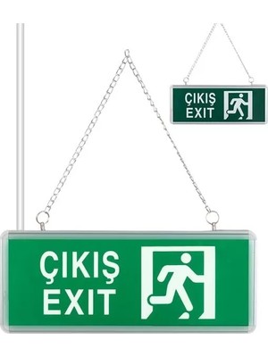 ÖNÇ - PRİME Zmr ZMR-670/Y.00 3W Tek Yön Acil Çıkış Yönlendirme Tabelası - Lambası (38X30X36MM)