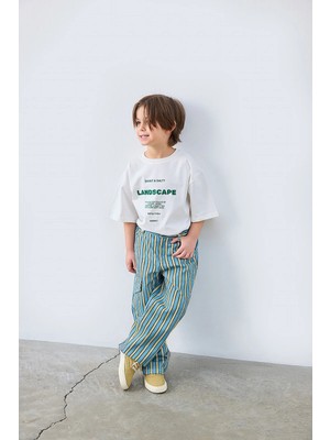 Marvy Walker Çizgili Gabardin Pantolon