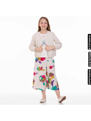 Nk Kids Kız Cebi Lastikli Gömlek 8-14 34373 KCKT07008