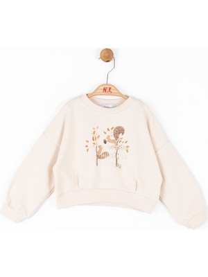 Nk Kids Kız Çocuk Sweatshirt 9AY-4 Yaş 37609