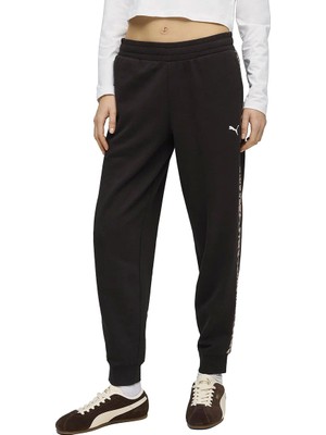 Markali Puma Ess Graphıc Animal Pants Kadın Siyah Eşofman Altı 69246401