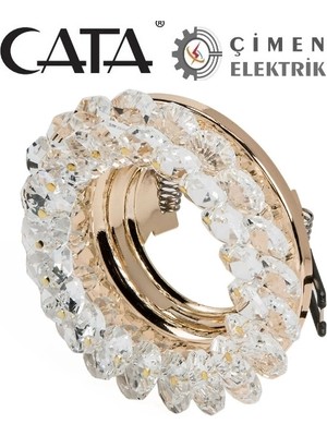 Hsc Bilişim Cata Ct 6596 Papatya Kristal Cam Spot Kasası