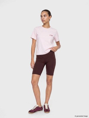 LC Waikiki Beli Lastikli Kadın Spor Şort Tayt  (S6)