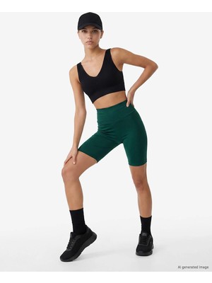 LC Waikiki Beli Lastikli Kadın Spor Şort Tayt  (S6)