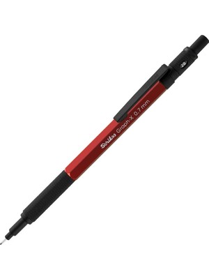 Scrikss Versatil Kalem Metal Graph-X 0.7Mm Kırmızı