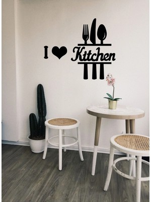 Buççin Online Mağaza  Kitchen Mutfak Duvar Dekoru Ahşap Mdf Ahşap Siyah