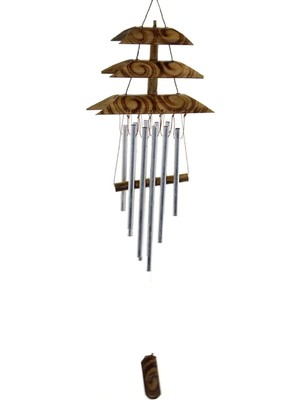Buççin Online Mağaza  Bambu Metal Çanlı Rüzgar Çanı Repot-4 Çok Renkli Belirtilmemiş