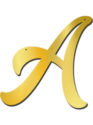 Buççin Online Mağaza  Söz,nişan,kına 30 cm Pleksi Ayna Baş Harf Gold Açıklamayı Okumadan Almayınız Akrilik Altın