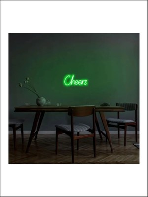 Buççin Online Mağaza  - Cheers - LED Dekoratif Duvar Aydınlatması Neon Duvar Yazısı Sihirli LED Mesajlar Neongraph Neonyol