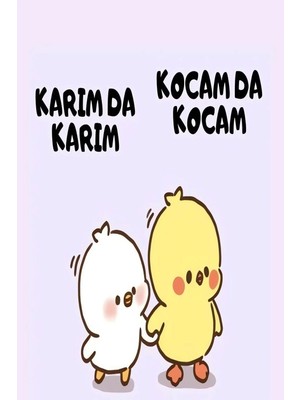 Buççin Online Mağaza  Ahşap Karımda Karım Kocamda Kocam Duvar Poster Ahşap Çok Renkli