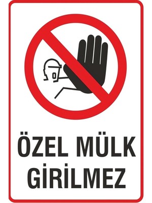 Buççin Online Mağaza  Ahşap Özel Mülk Girilmez Duvar Poster Ahşap Çok Renkli