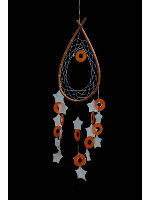 Buççin Online Mağaza  Ahşap Dream Catcher & Ahşap Duvar Süsü & Dekoratif Duvar Süsü & Düş Kapanı Ahşap Yeşil
