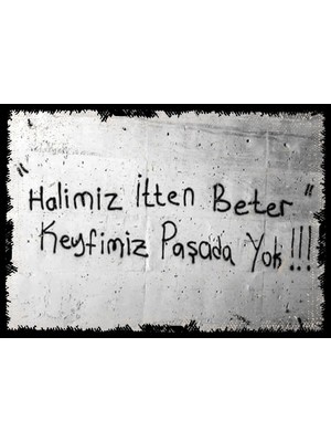 Buççin Online Mağaza  Yazılı Retro Ahşap Poster Ahşap Çok Renkli