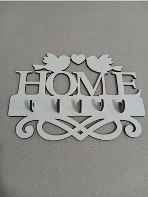 Buççin Online Mağaza  Home Dekoratif Anahtarlık Askılık Duvar Dekorasyonu Ahşap Gri