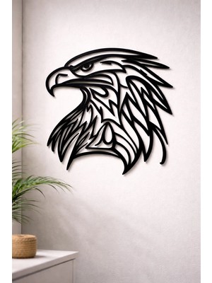 Buççin Online Mağaza  Bjk Kara Kartal Duvar Figürü Fanatiklere Futbol Severlere Ev Ofis Dekorason 28 cm (Hediyelik) Siyah