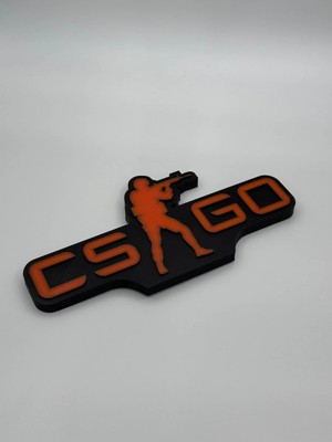 Buççin Online Mağaza  Counter Strike Duvar Tabelası - Oyun Odası Duvar Tablo Plastik Siyah