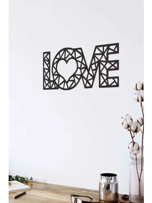 Buççin Online Mağaza  Love Aşk 3D Mdf Tablo Evinize Ofisinize Yeni Tarz Wall Art Ahşap Beyaz