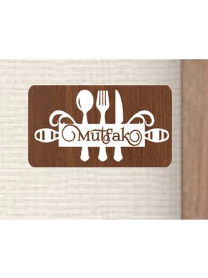 Buççin Online Mağaza  Ahşap Mutfak Tabelası Ev Dekorasyon Ahşap Oda Tabelası Mutfak Yazısı Hediyelik Mutfak Dekoru Ahşap K