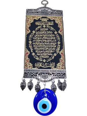 Buççin Online Mağaza  Karınca Duası Nazar Boncuğu Duvar Dekorasyon Süsü Hediyelik Dekor Metal Çok Renkli