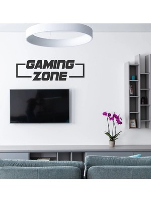 Buççin Online Mağaza  Gaming Zone Ahşap Mdf Duvar Dekorasyonu Ahşap Siyah