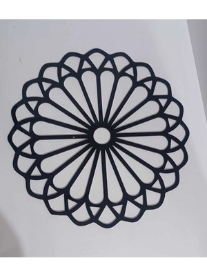 Buççin Online Mağaza  Dekoratif Siyah Yapışkanlı Pleksi Mobilya Dolap Süsü (30X30CM) Akrilik Siyah