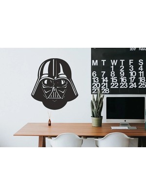 Buççin Online Mağaza  Star Wars Darth Vader Ahşap Duvar Dekorasyonu Ahşap Mdf Dekor Ahşap Siyah