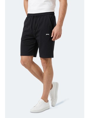Slazenger Kasey Erkek Pamuklu Siyah Şort