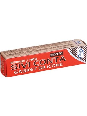 Bybest Kırmızı Sıvı Conta 45 Gr. Asetoksi Bazlı Silikon Yüksek Isı Dayanıklı Özellik
