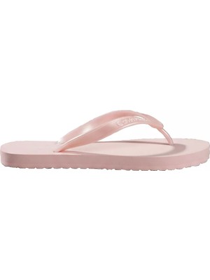 Calvin Klein Kadın Rahat Taban Logo Detaylı Parmak Arası Pembe Terlik HW0HW02956-TFF
