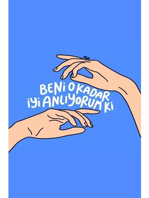 Buççin Online Mağaza  Ahşap Beni O Kadar Iyi Anlıyorumki Duvar Poster Ahşap Çok Renkli