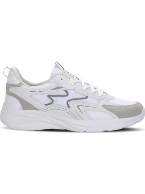 Slazenger Skylıne I Erkek  Beyaz / Gri Koşu & Yürüyüş Spor Ayakkabısı
