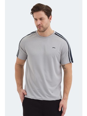 Slazenger Rewınd Erkek  Gri Tişört