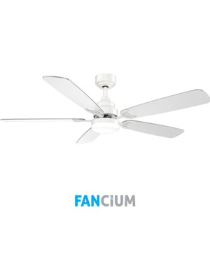 Fancium DKF-510 Beyaz LED Aydınlatmalı Uzaktan Kumandalı Tavan Vantilatörü