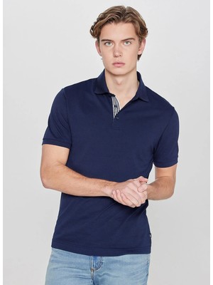 Lee Lacivert Erkek Regular Fit Polo T-Shirt