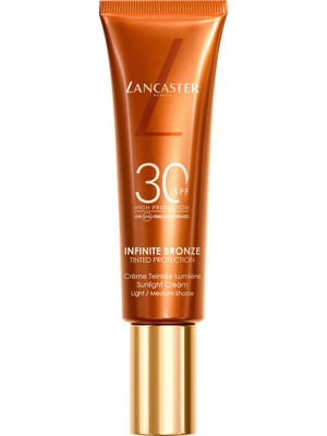 Lancaster Infinite Bronze Sunlight Cream SPF30 L/M 50 Ml - Açık/Orta Renkli Güneş Koruyucu Yüz Kremi