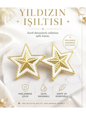 Up Atelier Yıldızın Işıltısı Küpe