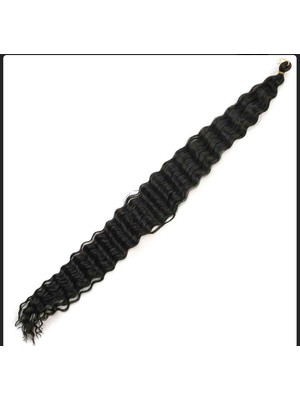 Handmade Rus Afro Dalgası Saç Siyah 100 gr