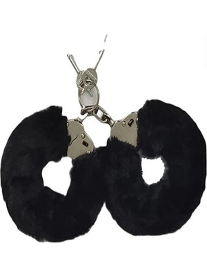 Buççin Online Mağaza Fantezi Siyah Peluş Kelepçe+Siyah Kırbaç Bdsm Fetish Fantasy+ Masaj Yağı