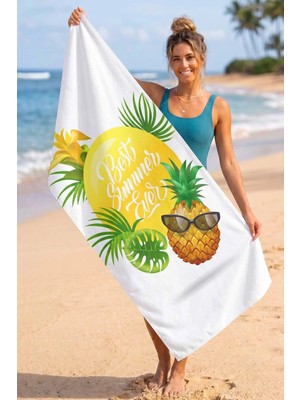 Vevien Home Best Summer Dijital Baskılı 75 x 150 cm Plaj Havlusu