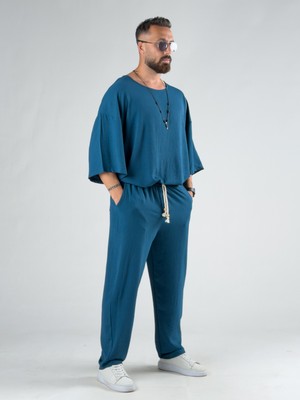 Cocopelli Oversize Petrol Keten Takım COC3202