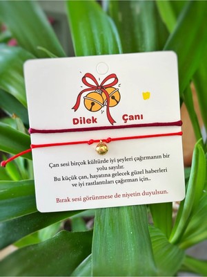 Atölye Merdiven Dilek Çanı Pirinç Çan Bileklik Niyet Dilek Istek Bilekliği Iyi Şans Kısmet