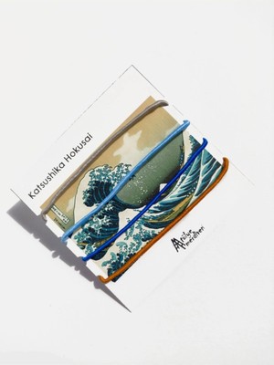 Atölye Merdiven The Great Wave Off Kanagawa Ip Bileklik Seti